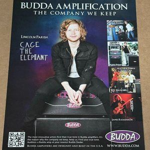 BUDDA AMPS - LINCOLN PARISH of CAGE THE ELEPHANT - 2011 Print Advertisement